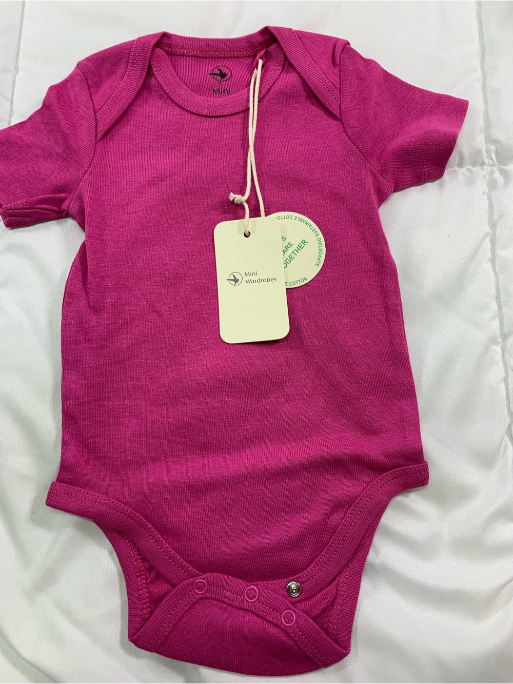 New mini wardrobes bodysuit size 3-6M